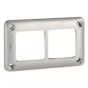   Legrand 077852 Soliroc 2-es keret, vandálbiztos IK10 ( Legrand 077852 )