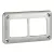 Legrand Soliroc 077852 kettes keret, IP55
