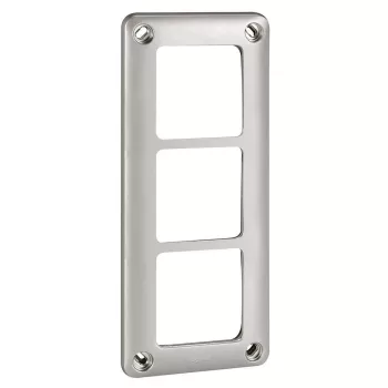   Legrand 077853 Soliroc 3-es keret, vandálbiztos IK10 ( Legrand 077853 )