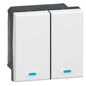   Legrand 078494 Program Mosaic BUS/KNX vezérlő mechanizmus, 2 nyomógomb, 2 vezérlő pont ( Legrand 078494 )