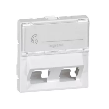 Legrand Program Mosaic 078613 RJ45 aljzat, IP31, fehér, süllyesztett