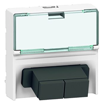   Legrand 078617 Program Mosaic 2xSC aljzat, push-pull, 2m, fehér ( Legrand 078617 )