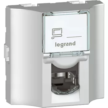 Legrand Program Mosaic 078626 csatlakozóaljzat, IP20, alumínium, süllyesztett