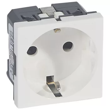 Legrand Program Mosaic 078702 földelt dugalj 2P+F, 16 A, IP41, fehér