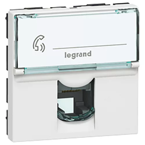 Legrand Program Mosaic 078732 RJ11 telefonaljzat, IP20, fehér