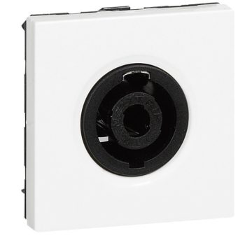   Legrand 078760 Program Mosaic Speakon aljzat, 4 tűs, 2m, fehér ( Legrand 078760 )