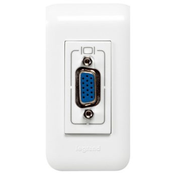   Legrand 078777 Program Mosaic HD15 bemenet, elővezetékezett, 2 modulos, fehér ( Legrand 078777 )