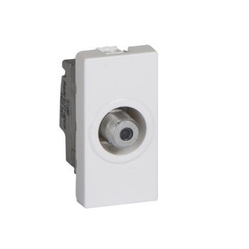   Legrand 078790 Program Mosaic TV aljzat "F" aljzat, 1 modulos, fehér ( Legrand 078790 )