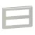 Legrand Program Mosaic 079337L 2x8 modulos keret