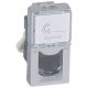 Legrand 079461 Program Mosaic LCS2 RJ45 aljzat Cat 6 UTP, 1 mod, alumínium ( Legrand 079461 )