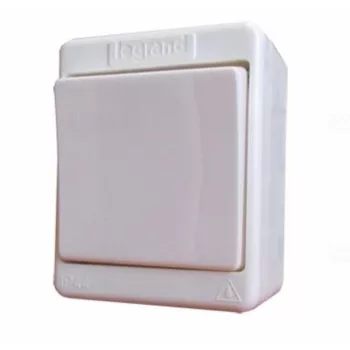 Legrand Kontállux 083906 váltókapcsoló (106), IP44, fehér