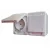 Legrand Kontállux 083914 kettős dugalj 2x2P+F, IP44, fehér