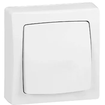   Legrand 086003 Oteo kétpólusú kapcsoló, 10 AX - 250 V~, fehér RAL 9010 ( Legrand 086003 )