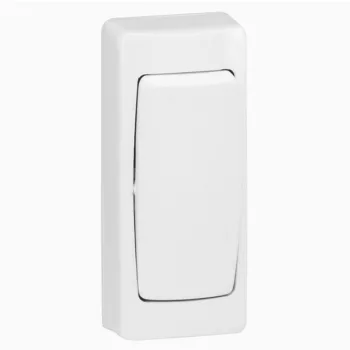   Legrand 086084 Oteo falon kívüli keskeny egypólusú kapcsoló kerettel fehér ( Legrand 086084 )