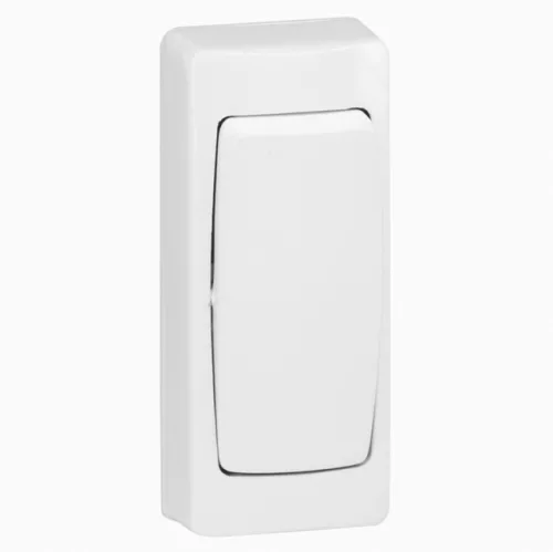 Legrand Oteo 086084 egypólusú kapcsoló (101), 10 A, IP20, fehér, falon kívüli