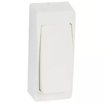   Legrand 086085 Oteo falon kívüli keskeny egypólusú nyomó kerettel fehér ( Legrand 086085 )