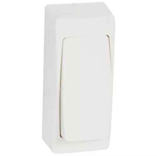Legrand Oteo 086085 egypólusú nyomó (N101), 6 A, IP31, fehér, falon kívüli