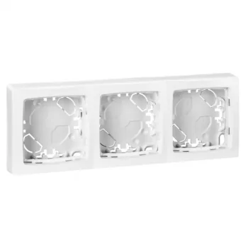   Legrand 086093 Oteo falon kívüli hármas keret fehér ( Legrand 086093 )