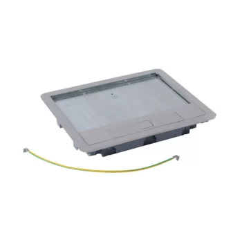   Legrand 088004 Rozsdamentes acél fedél 12/18 modulos standard padlódobozhoz, max. 8mm burkolattal ( Legrand 088004 )