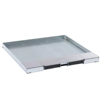   Legrand 088105 Rozsdamentes acél fedél 16/24 modulos perem nélküli padlódobozhoz, max. 15mm burkolattal ( Legrand 088105 )