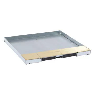   Legrand 088108 Sárgaréz fedél 16/24 modulos perem nélküli padlódobozhoz, max. 15mm burkolattal ( Legrand 088108 )