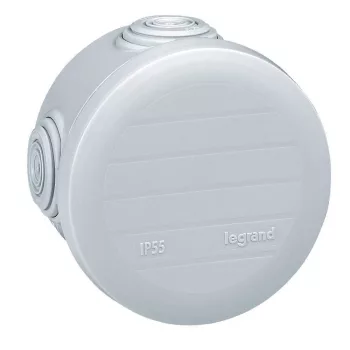 Legrand Plexo 55 092003 Plexo 55 vízmentes szerelődobozok, IP55, szürke