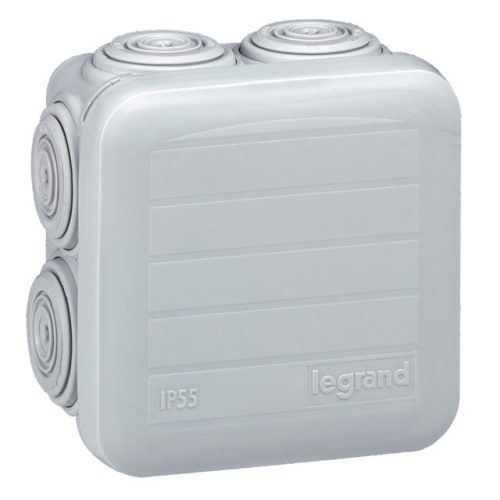 Legrand 092005 Plexo 55 négyzet alakú szerelődoboz 65×65×40 mm, 7 bemenet ( Legrand 092005 )