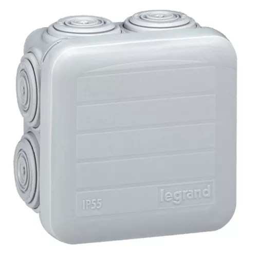 Legrand Plexo 55 092005 Plexo 55 vízmentes szerelődobozok, IP55, szürke