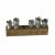 Legrand 134000 PractiboxS csavarral rögzíthető csupasz sárgaréz PE elosztókapocs, 5 kötési pont, 2x16mm² + 3x10mm²; Icc=6 kA ( Legrand 134000 )