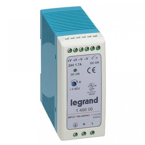 Legrand 146606 tápegység 40W 100-240/24V= kapcsolóüzemű stabilizált ( Legrand 146606 )