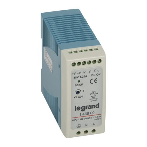 Legrand 146609 tápegység 60W 100-240/48V= kapcsolóüzemű stabilizált ( Legrand 146609 )