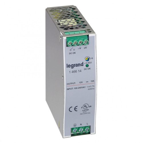 Legrand 146614 tápegység 120VA 115-230/12V= kapcsolóüzemű stabilizált ( Legrand 146614 )