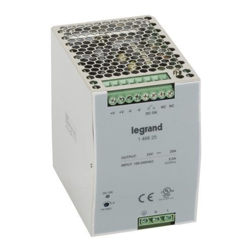 Legrand 146625 tápegység 480VA 115-230/24V= kapcsolóüzemű stabilizált ( Legrand 146625 )
