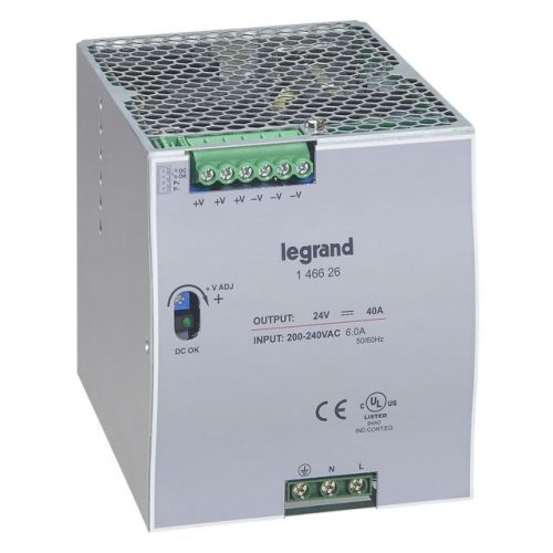 Legrand 146626 tápegység 960VA 115-230/24V= kapcsolóüzemű stabilizált ( Legrand 146626 )
