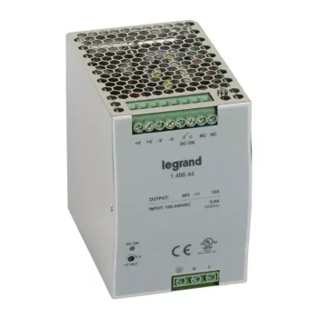   Legrand 146644 tápegység 480VA 115-230/48V= kapcsolóüzemű stabilizált ( Legrand 146644 )