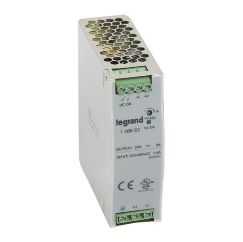 Legrand 146663 tápegység 120W 200-500/24V= kapcsolóüzemű stabilizált ( Legrand 146663 )