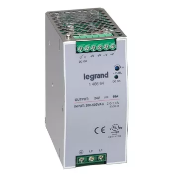   Legrand 146664 tápegység 240W 200-500/24V= kapcsolóüzemű stabilizált ( Legrand 146664 )