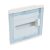 Legrand 201421 Nedbox süllyesztett kiselosztó 14 modul, 1 sor, átlátszó műanyag ajtóval, IP40 - szekrény mérete : 335x350x105mm - fal kivágás : 305x330x86mm