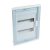 Legrand 201422 Nedbox süllyesztett kiselosztó 28 modul, 2 sor, átlátszó műanyag ajtóval, IP40 - szekrény mérete : 460x350x105mm - fal kivágás : 430x330x86mm