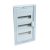 Legrand 201423 Nedbox süllyesztett kiselosztó 42 modul, 3 sor, átlátszó műanyag ajtóval, IP40 - szekrény mérete : 585x350x105mm - fal kivágás : 555x330x86mm