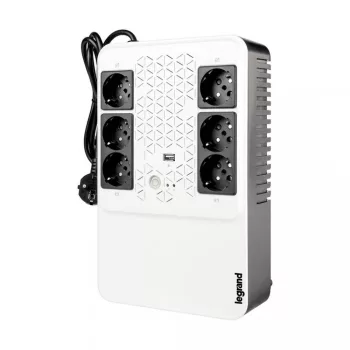   Legrand 310081 KEOR-M szünetmentes elosztósor 600 VA, BEM: háztartási dugó + kábel, KIM: (4+2)xSchuko háztartási aljzat, Always-on USB töltőaljzat, AVR (vonali interaktív UPS) ( Legrand 310081 )