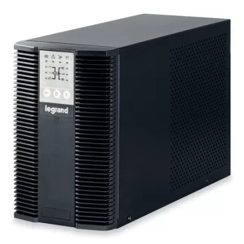   Legrand 310155 KEOR LP 1 kVA 5 perc BEM: C14 KIM: 3xC13+1xFR RS232 SNMP szlot online kettős konverziós szünetmentes torony (UPS) ( Legrand 310155 )