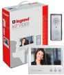 Legrand 4-vezetékes színes videó kaputelefon szett, kihangosított, 1 lakásos, 7"-os beltéri egységgel ( Legrand 369580 )