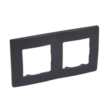 Legrand Niloé 397032 kettes keret, IP20, matt fekete