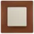 Legrand Niloé 397071 1-es kakaóbarna keret (Legrand 397071)