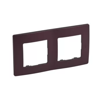 Legrand Niloé 397082 kettes keret, IP20, padlizsán lila