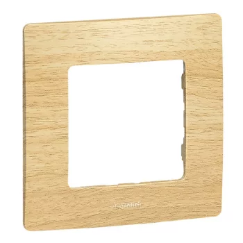 Legrand Niloé 397095 egyes keret, IP20, világos fa dekor