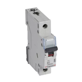   Legrand 403349 TX3 Kismegszakító. 1P, 1A, B karakterisztika, 6kA