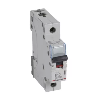   Legrand 403355 TX3 Kismegszakító. 1P, 10A, B karakterisztika, 6kA