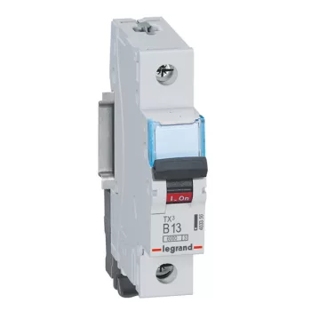   Legrand 403356 TX3 Kismegszakító. 1P, 13A, B karakterisztika, 6kA
